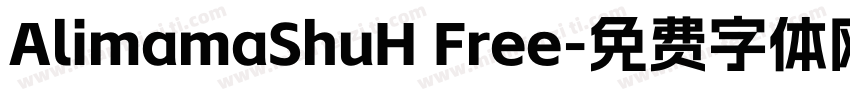AlimamaShuH Free字体转换